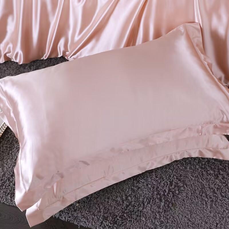 1pcs Man-made Mulberry Silky Pillowcase Pillow Case Cover Satin Home Textile Bedding Hotel Pillowcases