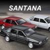 1:32 Santana Cc Миниатюрная Модель Игрушка Литой Сплав Машина Звук Свет Инерционный Механизм Открывающиеся Двери Поворот Передних Колес Машины Подарок для Мальчика Взрослого
