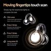 UYUXIO Wireless Earbuds BT 5.4 Clip on Earphone with 72H Play Time XP7 Waterproof Long-Battery Life Over Ear Buds for Sport