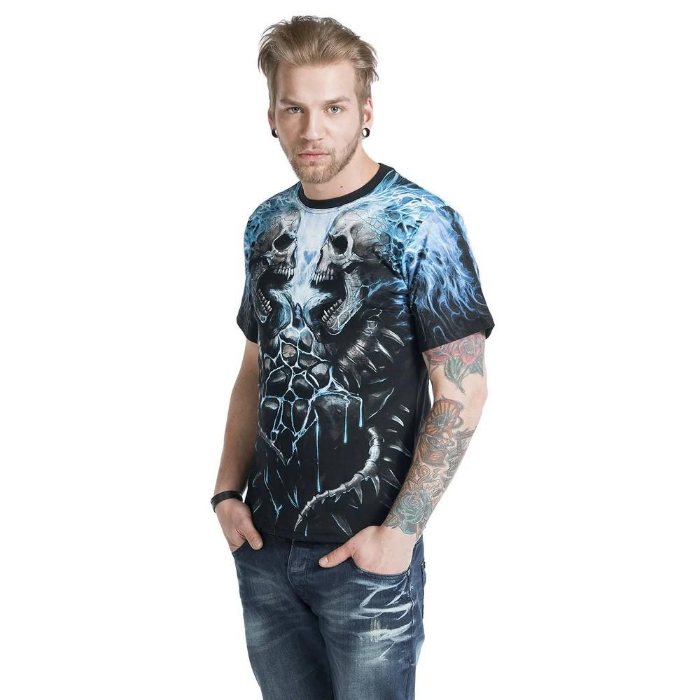 Футболка Spiral Direct Unisex Adult Flaming Spine