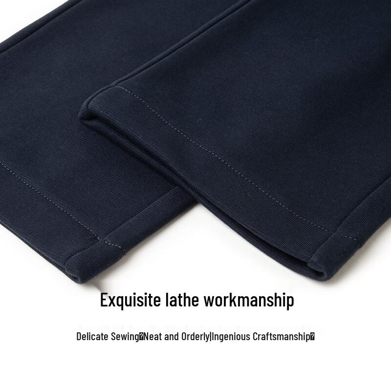 Мужские прямые теплые повседневные брюки Luoz