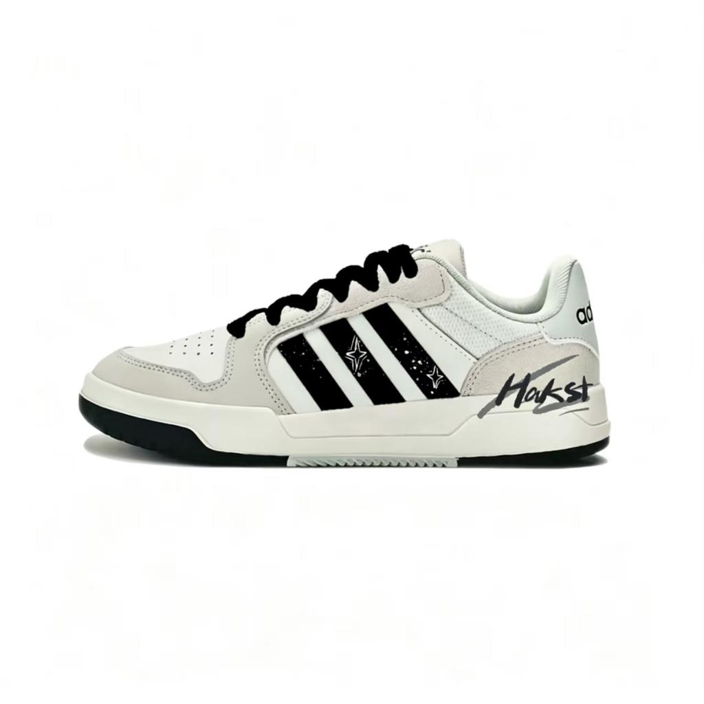 Adidas ENTRAP Starry Night Synthetic Leather Slip Resistant Cushioning Abrasion Resistant Low top Skateboard Shoes JI2546(Team796-)