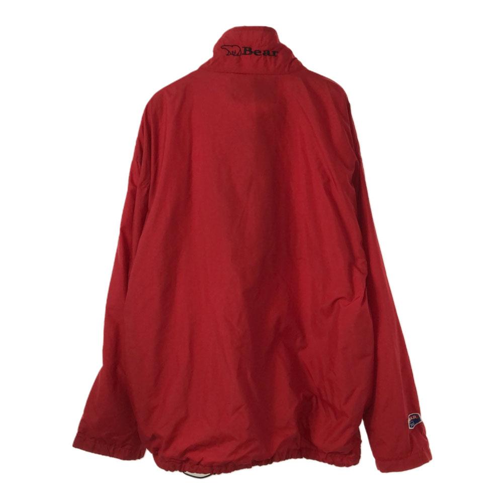 BEAR Куртка из нейлона 90-х годов M Красная Сетчатая подкладка, старая Мужская Б/У