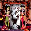 Halloween Mexican Day Of The Dead Party Porch Hanging Door Curtain Banner Hanging Porch Sign Home Halloween Decoration Tools