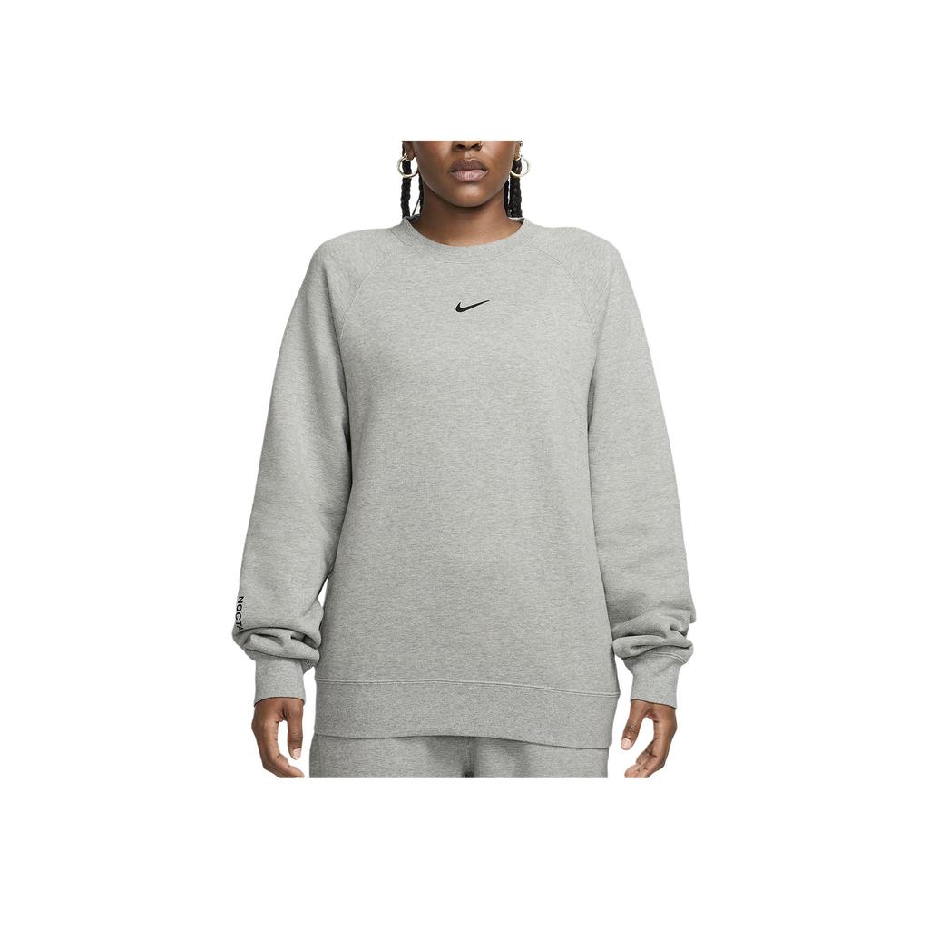 Nike X Nocta Collaboration FW24 Флисовая толстовка CS Crew Мужская толстовка Серая FN8160-063