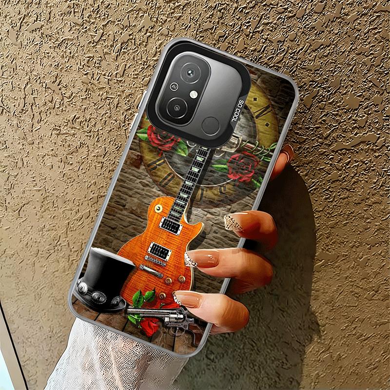 Чехол для телефона G-Guns N R-Roses Ударопрочный для Xiaomi Poco X7 X6 X5 X3 Pro F7 Ultra M8 Redmi 15C 15 14C 13C 12C 10C 13 12 10