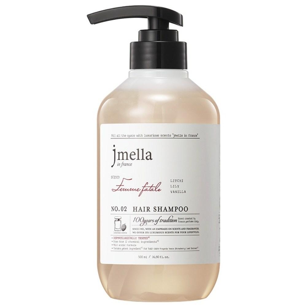 J.Mella in France Femme Fatale Hair Shampoo Fruity Rich Scent 500ml 1 pcs