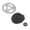 T8F 13T Front Sprocket T8F Drive Chain 116 Links T8F 44T 3 Hole Rear Chain Sprocket Kit for ATV
