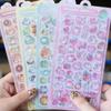 6PCS PVC Foam Cartoon Animal Relief Stickers For Phone Case Decoration For DIY Scrapbook Journal Supplies Cute Waterproof Laptop
