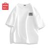 MINISO Мужская повседневная футболка с коротким рукавом из чистого хлопка