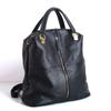 The First Layer of Cowhide Leather Backpack Fashion Fashion Bag Big Women's Bag Black Soft Multi-purpose Women's Backpack