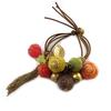 [N8437] — Красный/янтарный браслет «Фруктовая гроздь»