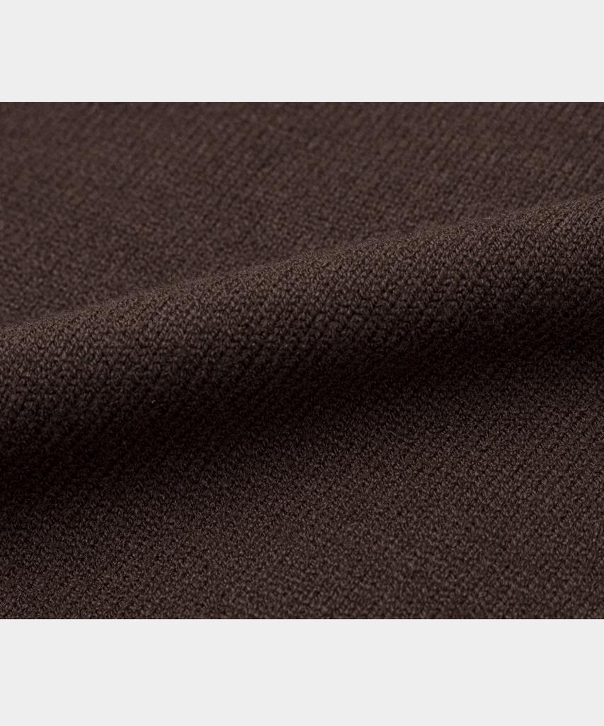 LETTERCOMO Essential Daily Round Knit Brown