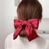 Mno Large Ribbon Women's Hair Accessories Pure Silk Hairpin Hairband Hair Band Point Pin New Arrival