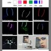 LED Luminous Flashing Eyelashes: Six-Mode Night Light False Lashes - Halloween Non-Grafting Style