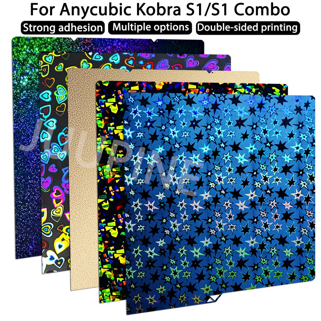 For Anycubic Kobra S1 Bed Plate 250mm Kobra S1 Combo Build Plate Double Side Peo Pet Pei Pey Chameleon Kobra S1 Accessory 3d