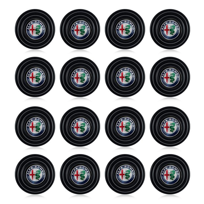 Car Door Shockproof Gasket Shock Absorbing Buffer Pad Sticker For Alfa Romeo MiTo 147 Giulia 156 159 Stelvio Giulietta VolanteOY5 