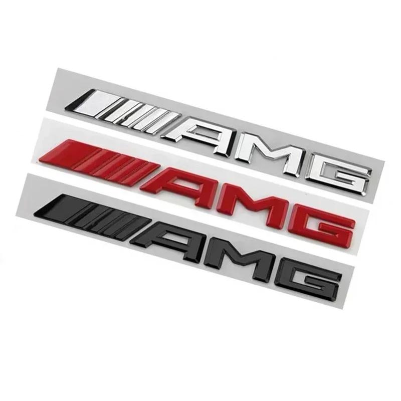 Metal Car 3d Rear Letter Emblem Trunk Sticker for Mercedes benz AMG C E S GLE CLC Class W204 W203 W205 W124 W221 W213 W212 aqg123 MBH5