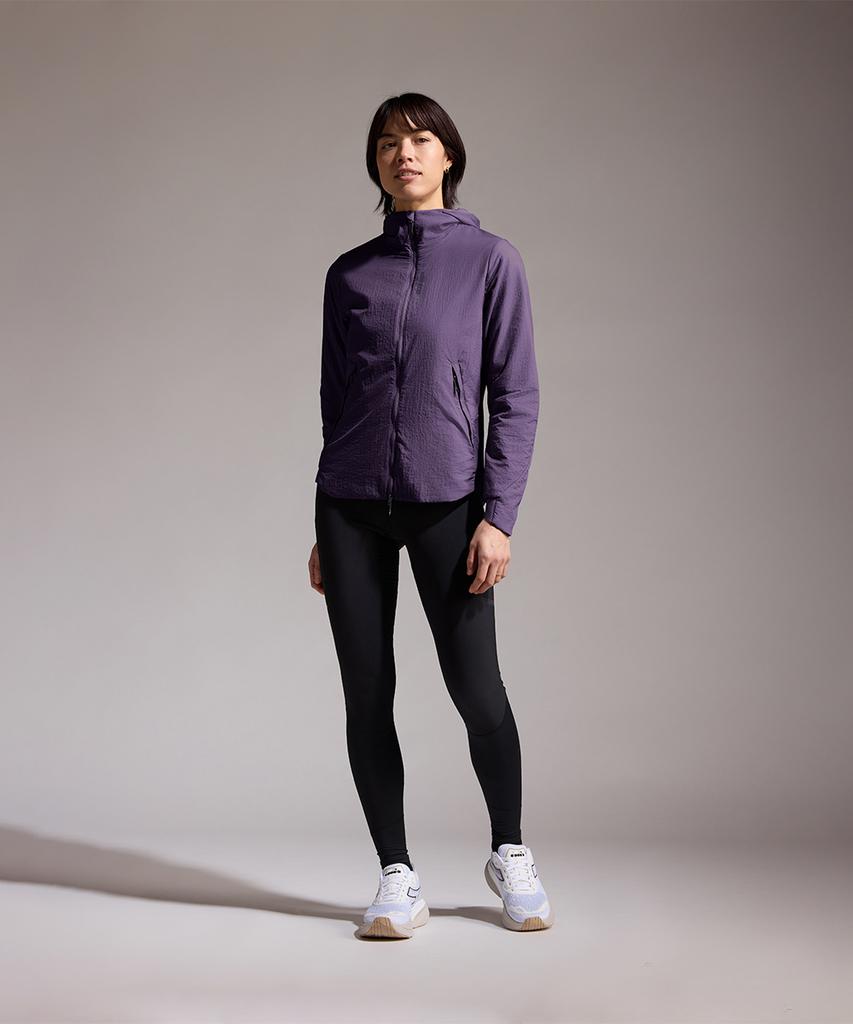 Gorewear Concurve Windstopper Epe Insulated Hooded Jacket Women - Purple Indigo (Women'S) Windproof And Thermal Outerwear
