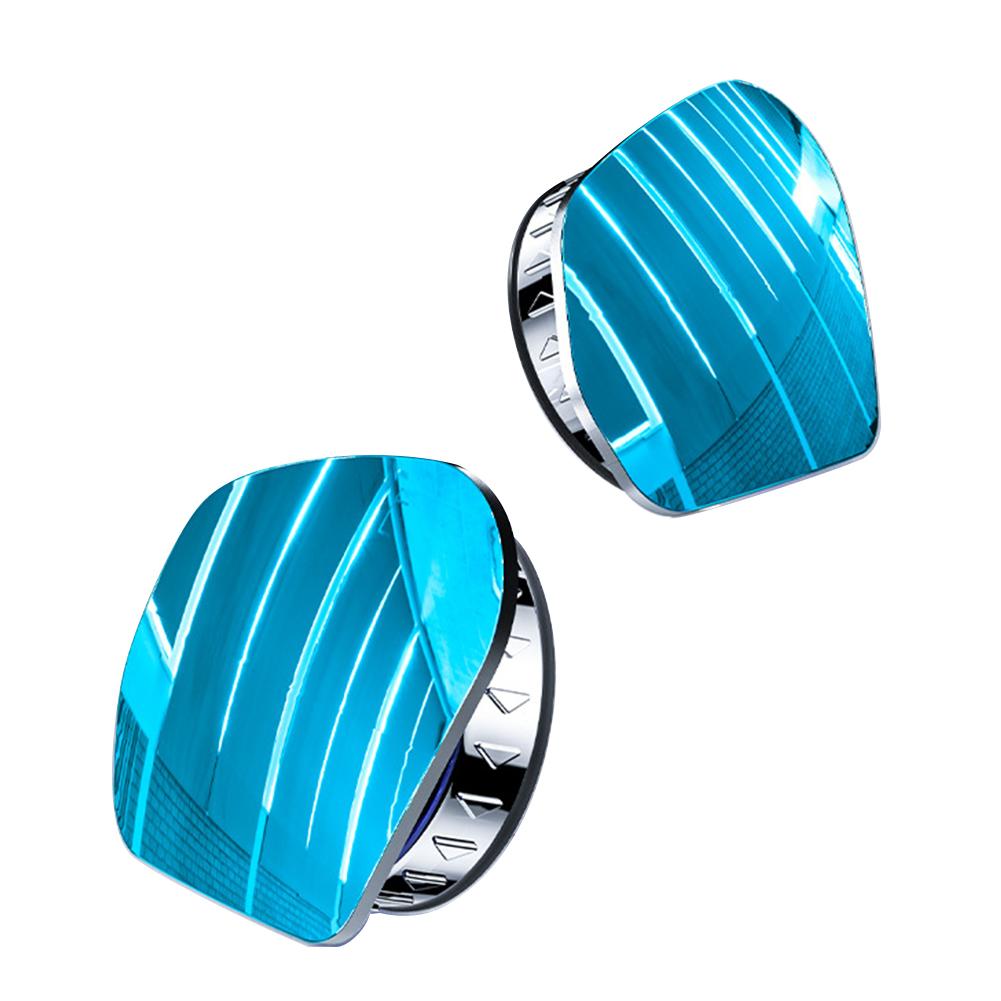 2 шт. Автомобильное зеркало заднего вида для слепых зон, регулируемое на 360 градусов, безрамное зеркало HD, широкоугольные вспомогательные зеркала заднего вида