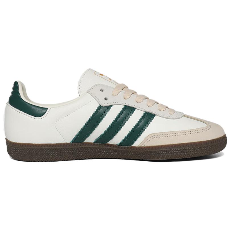adidas Женские кроссовки Samba OG Off White Collegiate Green Песочно-слоистые JR8843