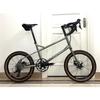 SILVEROCK DEWY Chrome Bicycle Frame 20" 406 451 Gravel Minivelo Disc Brake 2.2 Tire Urban Adult Classic Bike Matte Grey Frameset