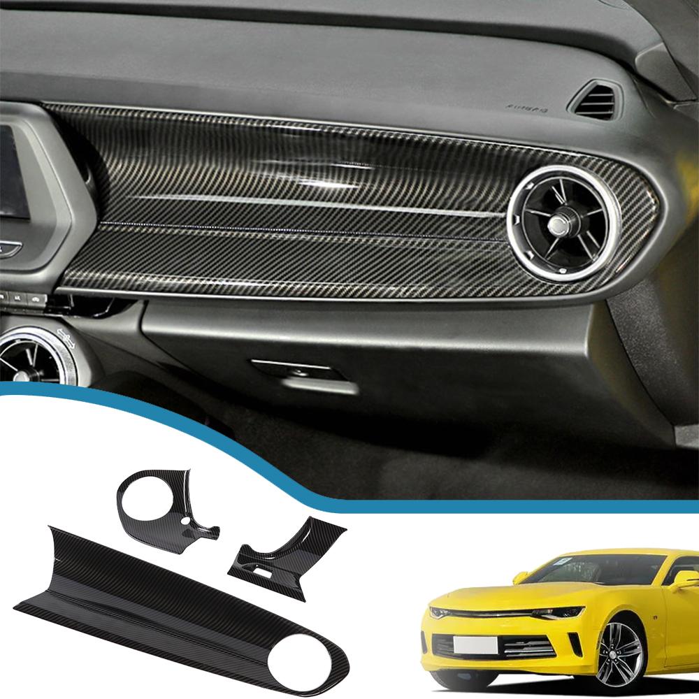 Декоративная крышка панели приборной панели центральной консоли для Chevrolet Camaro 2016 2017 2018 2022 салон автомобиля