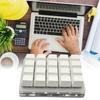 USB Mini Keypad 20 Keys Macro Custom Programming Mechanical Keyboard Gaming Keyboard Mini White L0N0