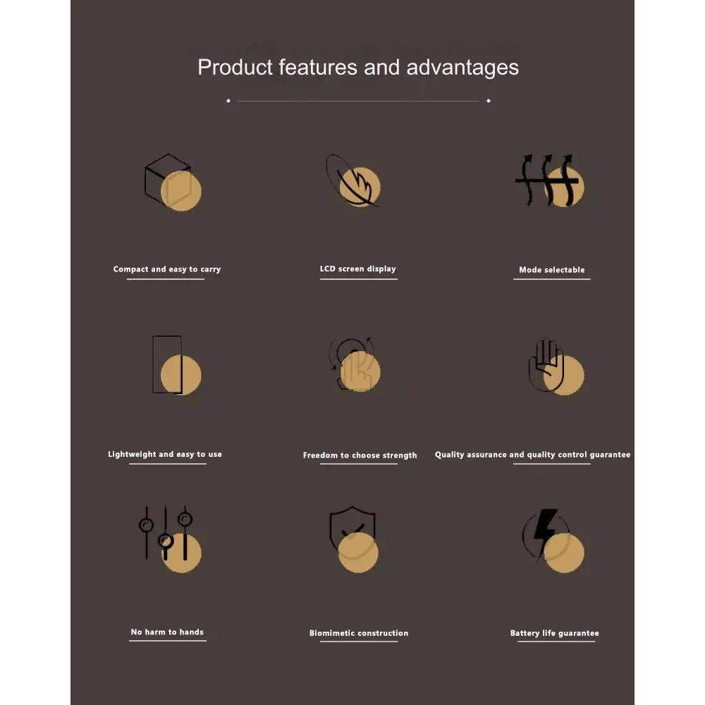 Одна пара перчаток для электрического массажа EMS, электроакупунктурная стимуляция, перчатки для токопроводящей терапии, косметический уход за руками