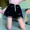 Women's Safety Pants Bowknot Lace Shorts That Can Be Worn Outside