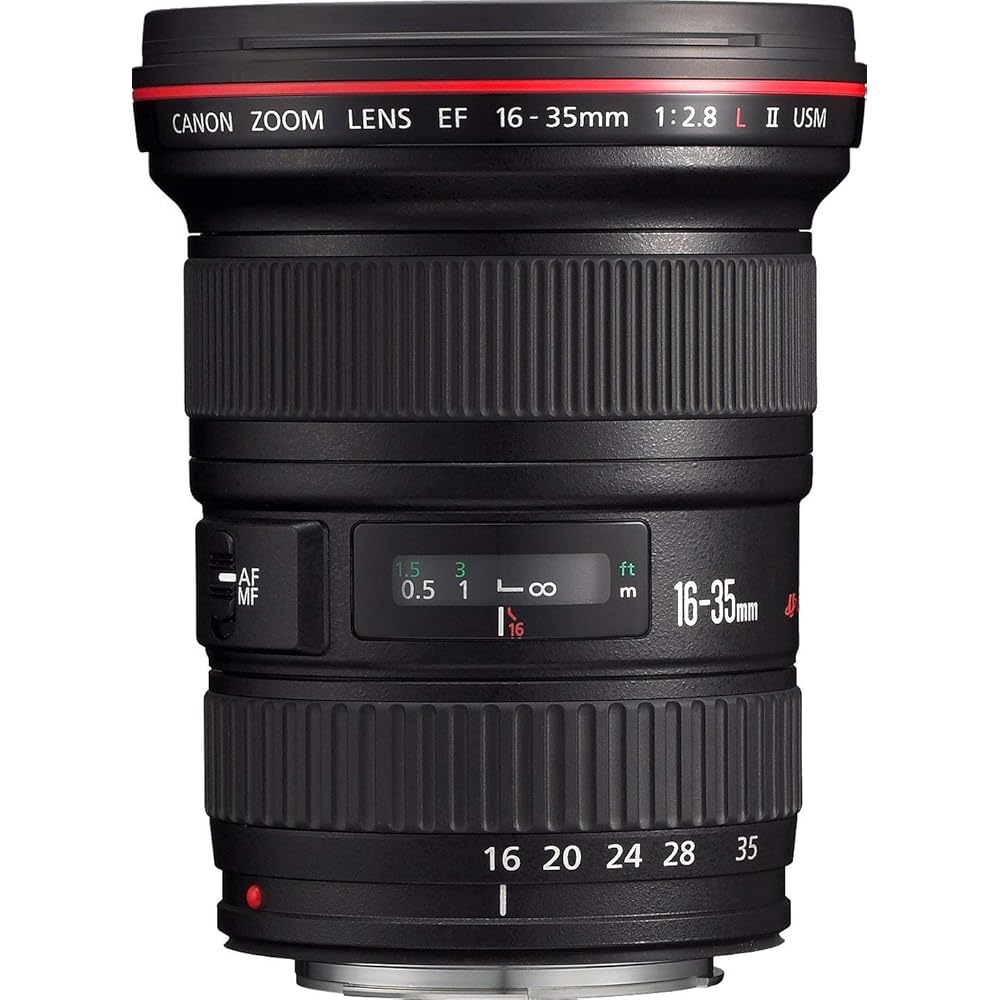 Широкоугольный зум-объектив Canon EF16-35mm F2.8L II USM, совместимый с полнокадровыми камерами