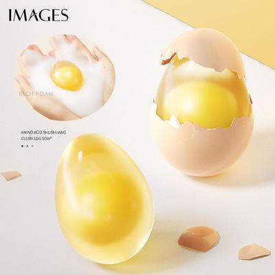 Успокаивающее очищающее яичное мыло с аминокислотами, увлажняющее очищающее очищающее от грязи мыло для тела, очищающее поры