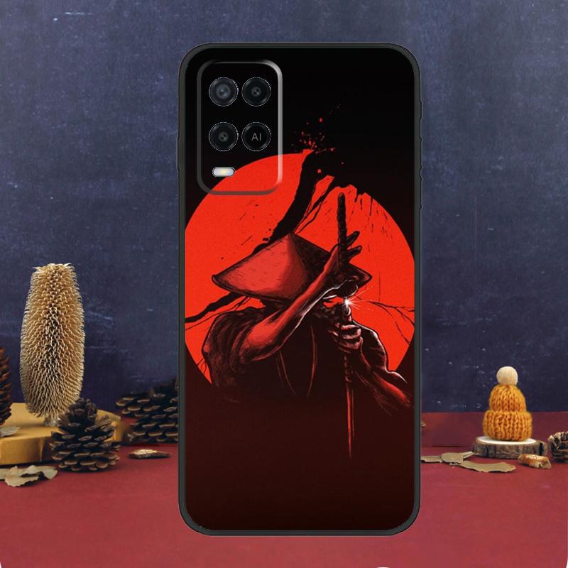 Японский Самурай Чехол Для Oppo A80 A60 A40 A78 A98 A58 A38 A18 A54 A74 A94 A96 A76 A16 A15 A17 A57 A5 A6 Pro
