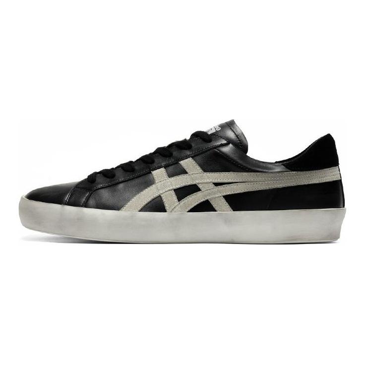 ONITSUKA TIGER Износостойкие Низкие Повседневные Кроссовки Унисекс Черный Белый 1183C550-001