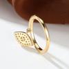 Hot-selling micro-inlaid zircon eye ring, exquisite full diamond small and versatile index finger ring temperament jewelry