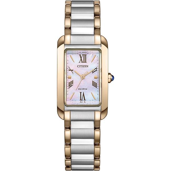 Citizen L Solar Eco-Drive SQUARE Collection EW5624-54Y Wrist Watch for Women