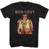 Взрослая футболка Bon Jovi 80039;s Рок-музыкальная группа SLIPPERY WHEN WET Черная Хлопковая Унисекс Футболка