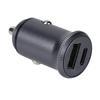 Портативное автомобильное зарядное устройство с двумя USB-портами и быстрой зарядкой, поддержка QC3.0