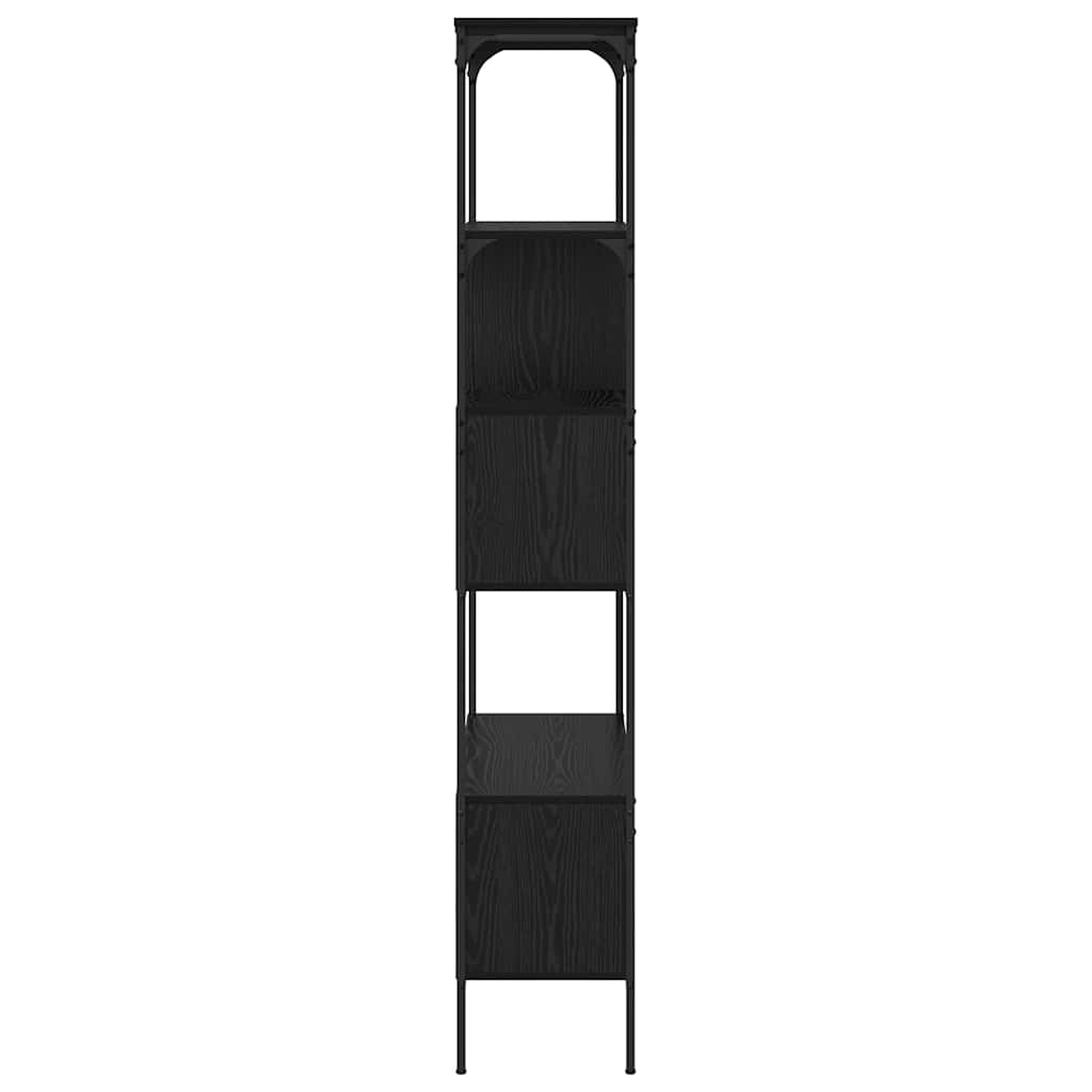 Bookshelf Black Oak Effect 76 x 33 x 188.5 cm