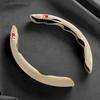 2pcs Car Suede Steering Wheel Cover Sweat-absorbin Non-Slip For VW Rline Tiguan Passat  Auto Protector Decoration Accessories ZY2
