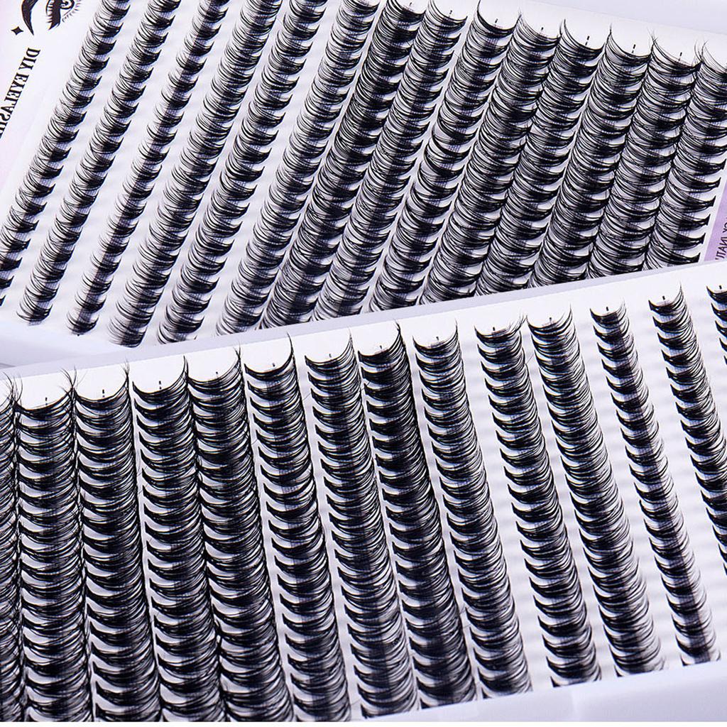 Single Eyelash Extension DIY Segmented Eyelash Thick D Curve False Eyelash for Eye Makeup