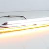 Двухцветные светодиодные полосы дневного света для решетки радиатора Toyota RAV4 2020-2022