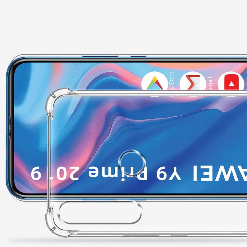 Для Huawei Honor 9X Чехол Прозрачный Противоударный Силиконовый Мягкий Чехол Чехлы Для Honor 9X STK-LX1 Coque Для Honor 9X Прозрачные Fundas
