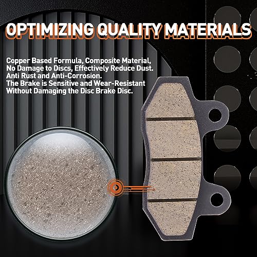 WOOSTAR Замена задних тормозных колодок для 50cc 70cc 90cc 110cc 125cc 150cc 200cc 250cc ATV 4 Wheel Quad Bike Scooter Moped Motocross Dirt