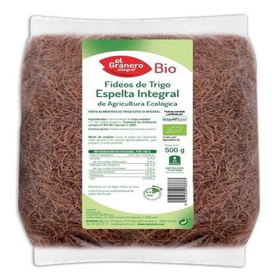 Granero Fideos Finos Espelta Integral Bio 500г