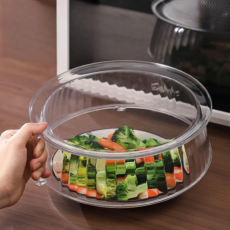 Защитная крышка от брызг масла 360°, крышка от брызг для микроволновой печи, термостойкая, пищевой пластик, хороший помощник на кухне