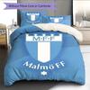 Malmö FF  Pattern Bedding Quilt Set Quilt Cover Pillowcase Home Decoration Birthday Gift (1 * duvet cover + 2 * pillowcase, without core)