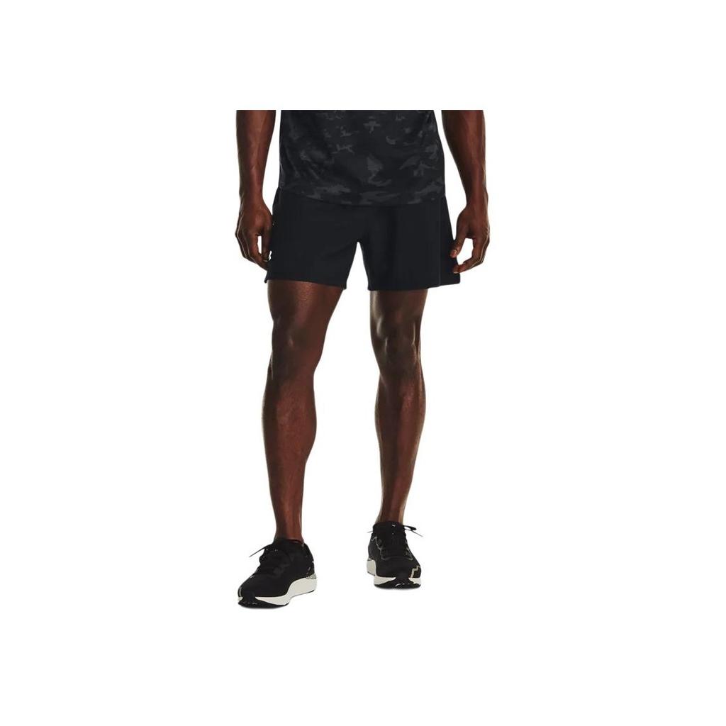 Under Armour Solid Color Lace-Up Casual Shorts Men Shorts Black 1377001-001