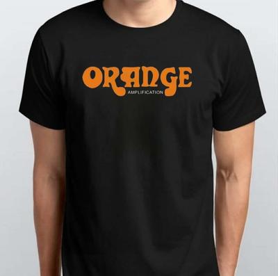 Оранжевый усилитель Унисекс Футболка S M L XL XXL 3 4 XL Черный