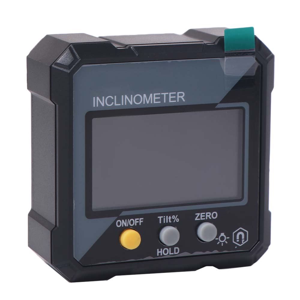 Waterproof Electronic Angle Protractor Single-sided Magnetic LCD Backlight Slope Meter High-precision Level Gauge Construction